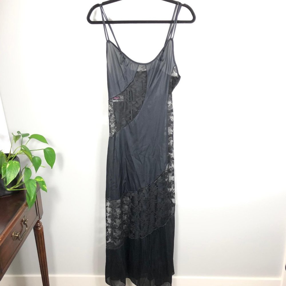 Vintage Fredericks of Hollywood Sheer Lace Nighty